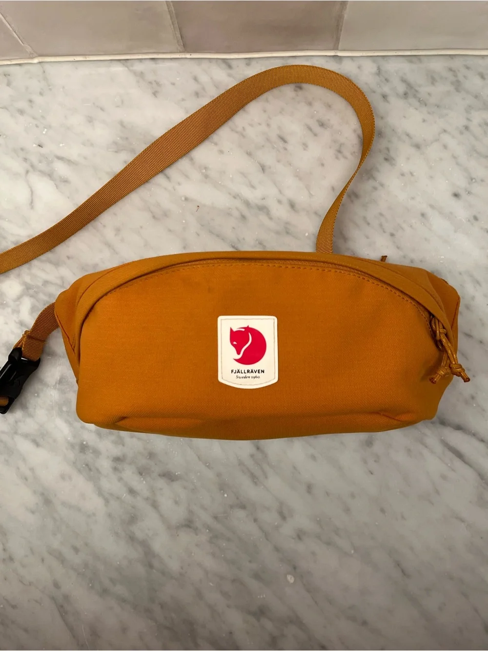 Fjallraven Mustard Yellow Kanken Hip Pack